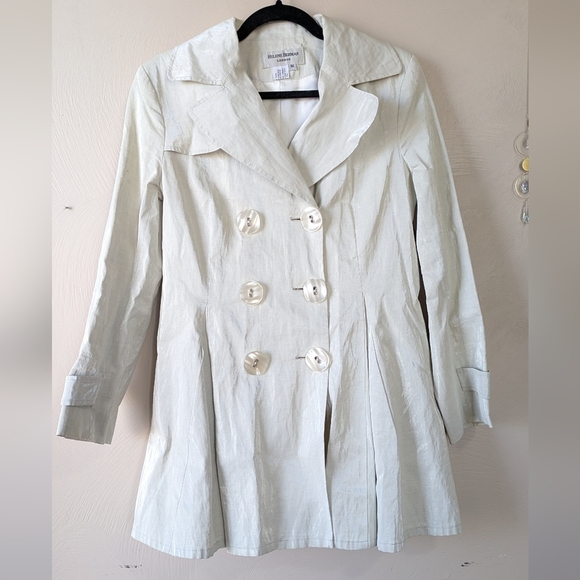 HELENE BERMAN Jacket Blazer, Linen, Off-white, Fitted, Classy! Size M - Picture 1 of 7
